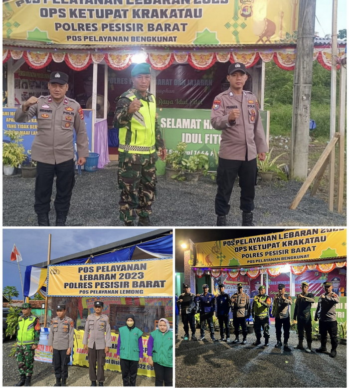 Ops Ketupat Krakatau 2023 Polri - TNI bersinergitas melakukan pengamanan bersama