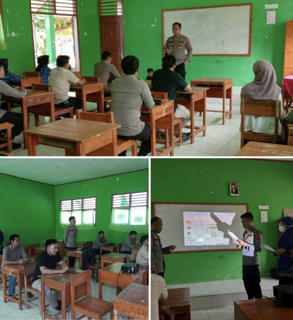 Personil Polres Pesisir Barat melaksanakan Latihan Peningkatan Kemampuan bahasa inggris