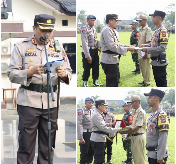 Desa Marga Jaya Terima Penghargaan Dari Kapolres Lampung Timur