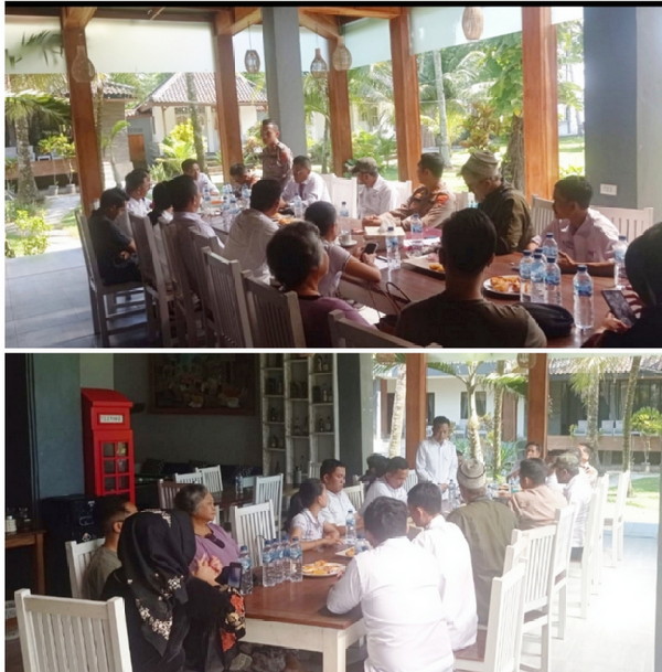 Kapolres Pesisir Barat memimpin langsung kegiatan jum'at curhat bersama PHRI