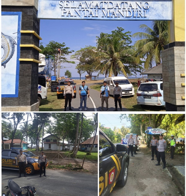 Menjelang kejuaraan surfing internasional 2023, Polres Pesisir Barat tingkatkan patroli
