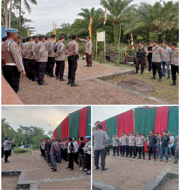 Polres Pesisir Barat kerahkan 71 personil melaksanakan  pengamanan pengesahan warga baru PSHT