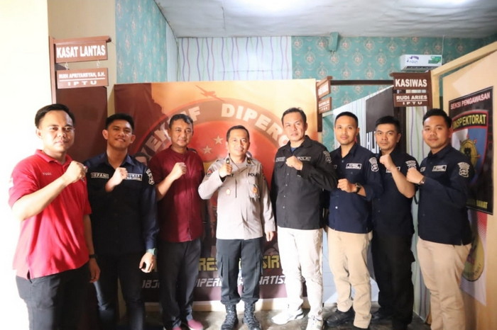 Supervisi Bidhumas Polda Lampung di Polres Pesisir Barat