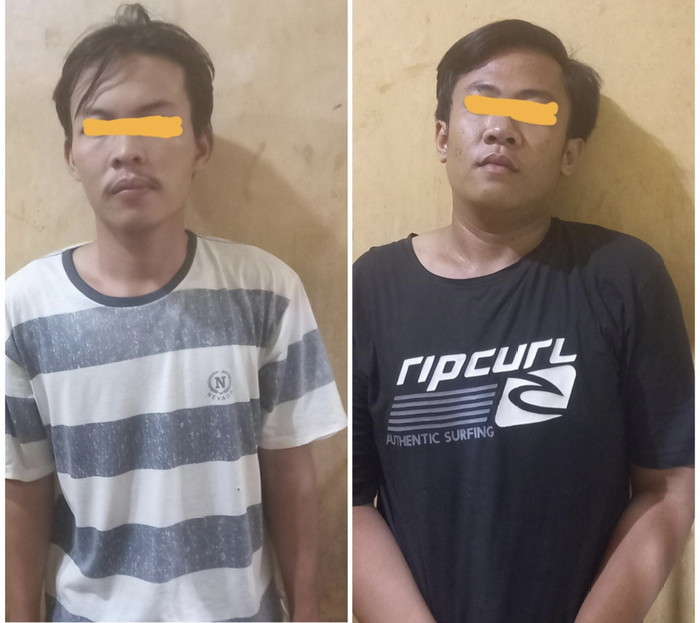 Dua Pria miliki Sabu 3,00 gram, Diringkus Satrestik Polres Pesawaran
