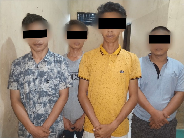 Pelaku Pencurian Sepeda motor berhasil di bekuk Tekab 308 presisi Polsek Bengkunat