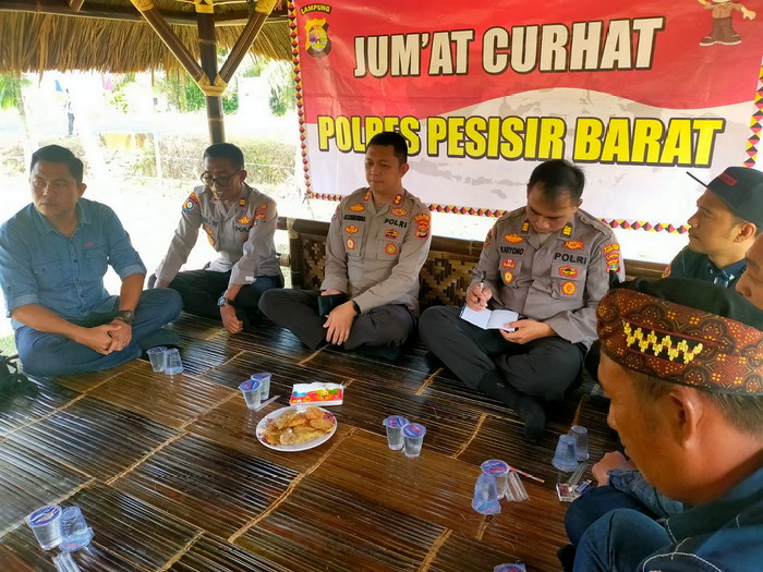 Embung Polres Pesisir Barat jadi tempat curhat Karang Taruna Kab Pesisir Barat