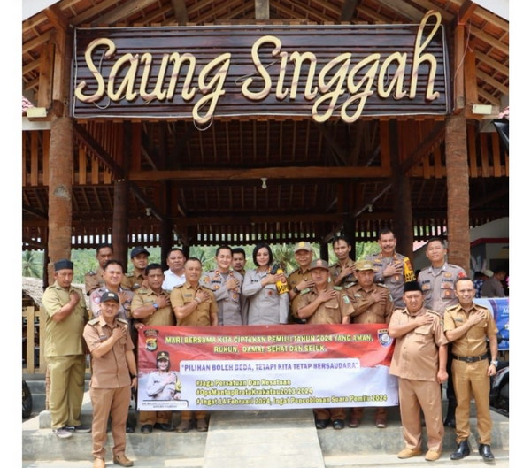 Rangkaian Persiapan Pemilu 2024: Kapolres Pesawaran Gelar Silaturahmi Kamtibmas