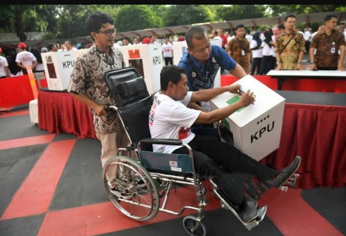 KPU Gandeng Penyandang Disabilitas dalam Pelaksanaan Pemilu 2024