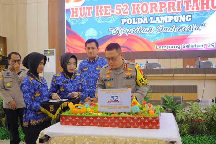 HUT Ke - 52 Korpri, Ini Pesan Kapolda Lampung