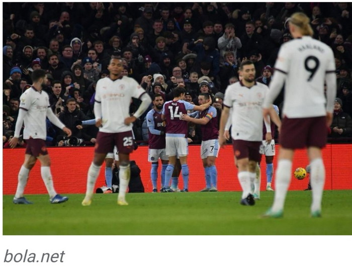 Liga Inggris, Aston Villa Taklukkan Manchester City 1-0