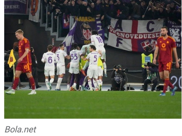 Liga Italia, AS Roma Ditahan Imbang 1-1 Lawan Fiorentina