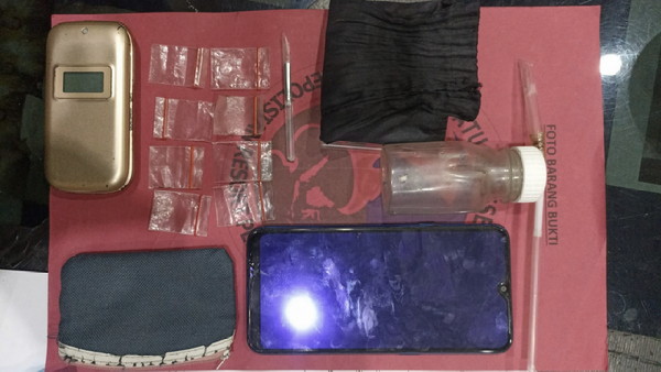 Opsnal Satres Narkoba Polres Pesawaran Berhasil Ungkap Dua Pelaku Kasus Penyalahgunaan Narkotika