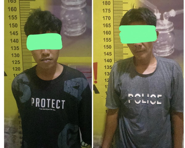 Satresnarkoba Polres Pesawaran Mengamankan 2 Tersangka Penyalahgunaan Narkotika