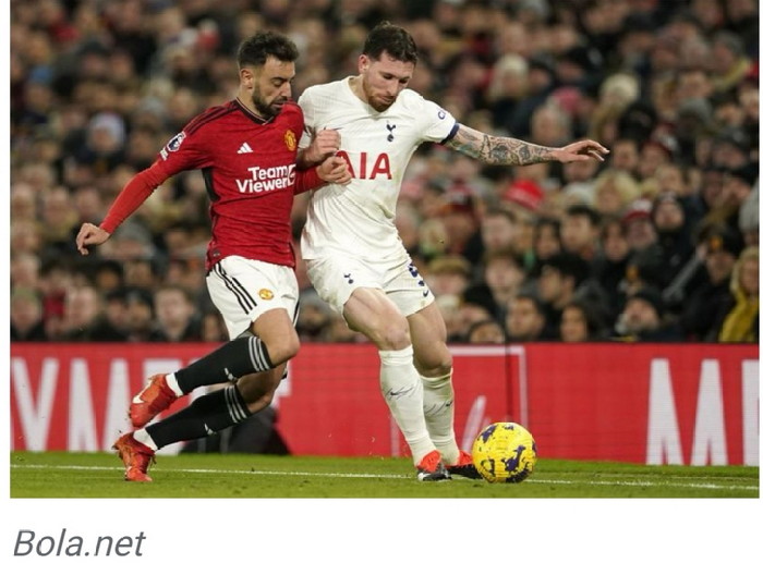 Liga Inggris, Manchester United Ditahan Imbang 2-2 Lawan Tottenham