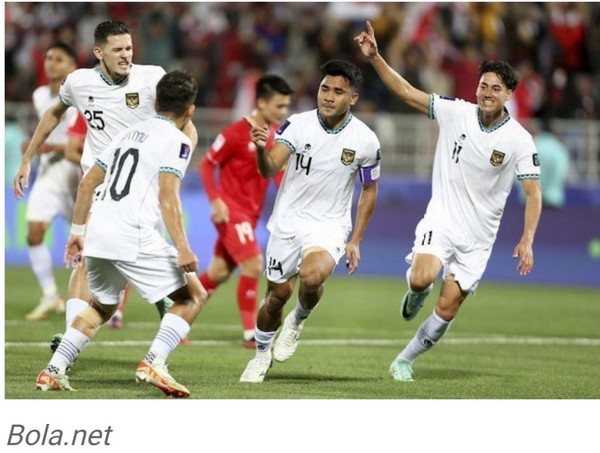 "Piala Asia, Timnas Indonesia Menang Tipis 1-0 Atas Timnas Vietnam "