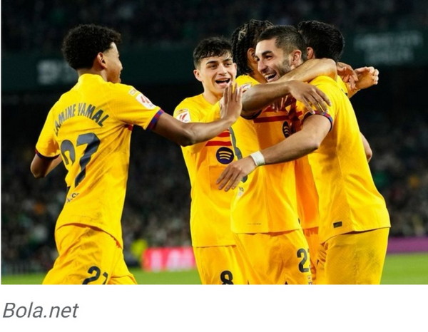 La Liga, Barcelona Kalahkan Perlawanan Sengit Real Betis 4-2