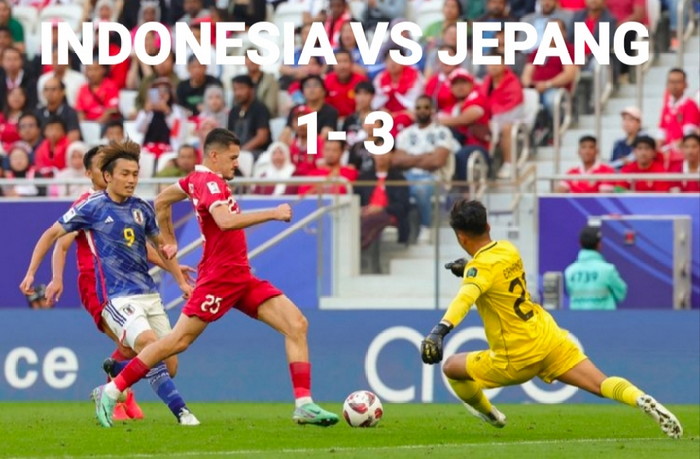 Timnas Indonesia Di Taklukan Jepang 1-3 Group D Piala Asia 2023