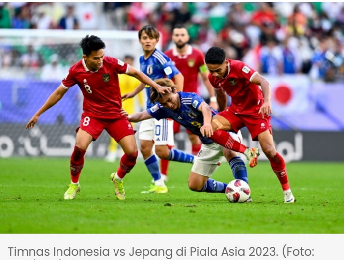 Dihajar Jepang 3-1, Timnas Indonesia Sudah Berjuang Maksimal