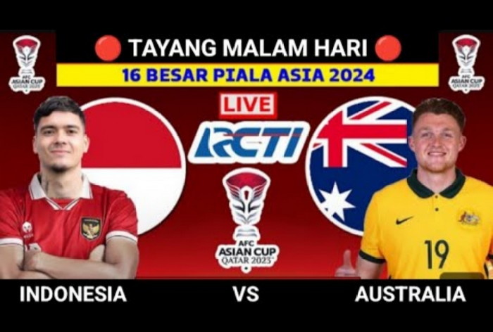 Malam ini, Siaran Langsung Timnas Indonesia vs Australia di RCTI Kick Off 18.30 Wib