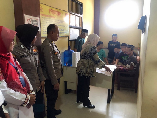29 Tahanan Polres Pringsewu Diberi Kesempatan Menyalurkan Hak Pilih pada Pemilu 2024