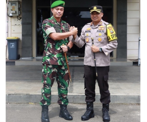 Perkuat Silaturahmi Dan Sinergitas, Kapolres Lampung Timur Terima Kunjungan Dandim 0429/Lamtim