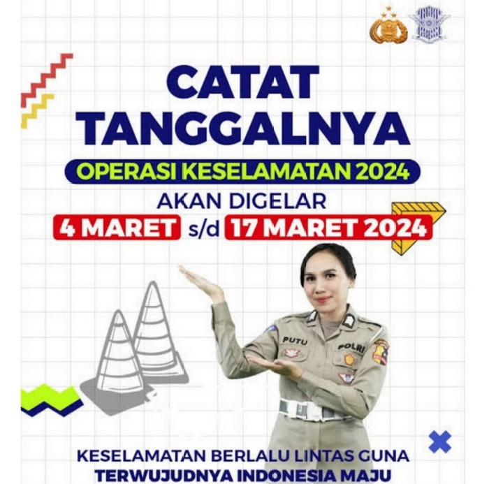 Ingat! Korlantas Polri Gelar Operasi Keselamatan Selama 14 Hari