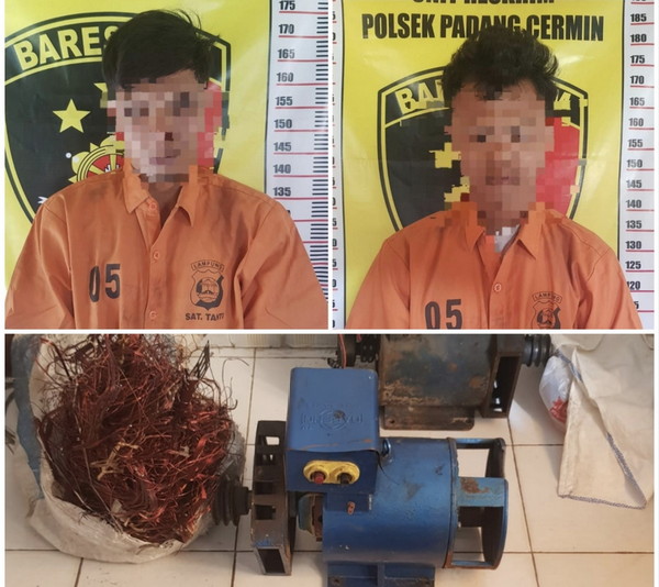 Cepat Tanggap, Pencuri Dinamo Diesel Berhasil Diringkus Polisi