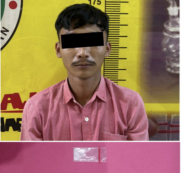 Satres Narkotika Polres Pesawaran Amankan 1 Tersangka Penyalahgunaan Narkotika