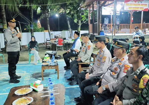 Wakapolres Pesawaran Kompol Sugandhi Satria, S.I.P., M.H : Penilaian Siskamling, Menggugah Semangat Gotong Royong Warga