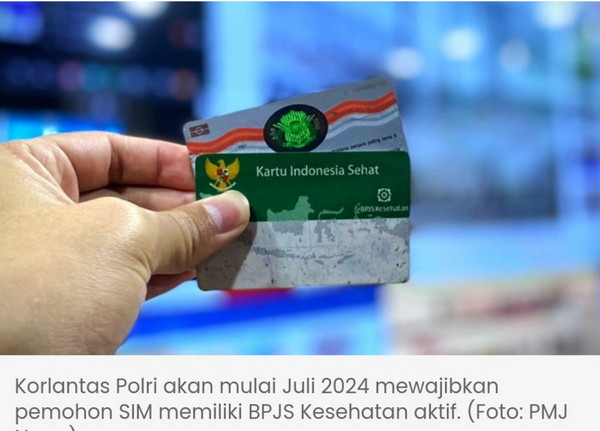 Tunggak Pembayaran BPJS Tetap Bisa Urus SIM, Begini Penjelasan Polisi