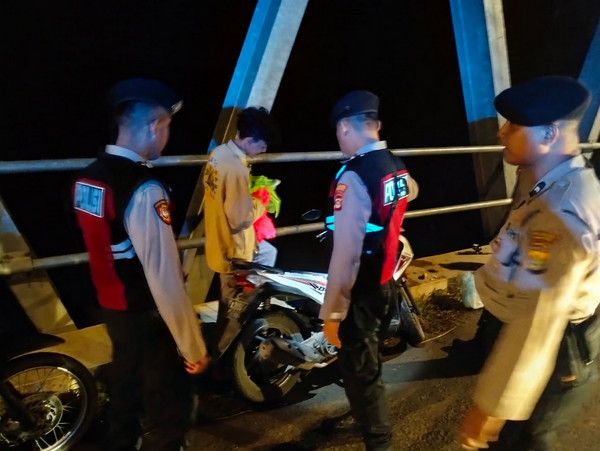 Patroli Malam Akhir Pekan, Polres Pringsewu Amankan Empat Sepeda Motor