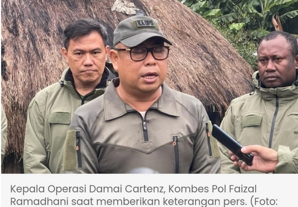 Kasus Peredaran Senpi di Papua, Satgas Damai Cartenz Tangkap Oknum PNS