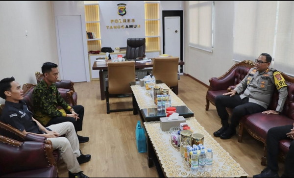 Jelang Pilkada 2024, Kapolres Tanggamus Mengadakan Audiensi dengan Bawaslu