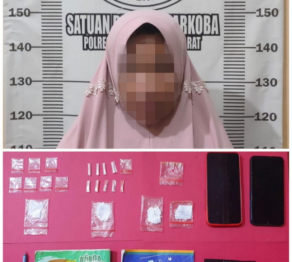 Sat Res Narkoba Polres Tulang Bawang Barat amankan Seorang Wanita Non To Ops Antik