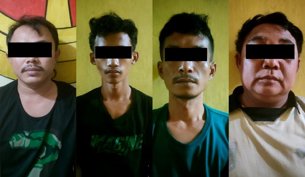 Sedang Asik Pesta Narkoba, 4 Pelaku Diringkus Polsek Seputih Mataram