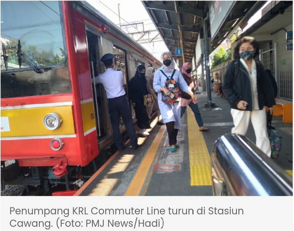 Tepat di Hari Raya Idul Adha, KRL Jabodetabek Angkut 324 Ribu Penumpang