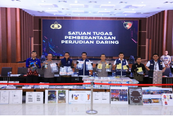 Satgas Pemberantasan Judol Polri Ungkap 318 Kasus Judol