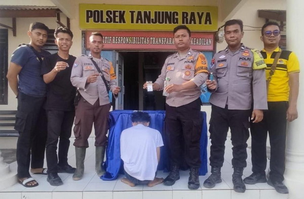 Jajaran Polsek Tanjung Raya Polres Mesuji Berhasil Tangkap Seorang Tersangka Kasus Narkoba