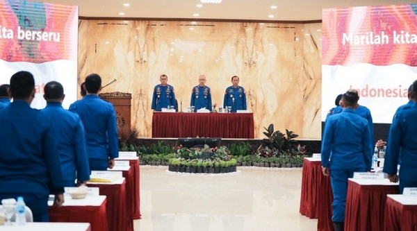 Korpolairud Baharkam Polri Gelar Rakor Pengamanan Pilkada 2024