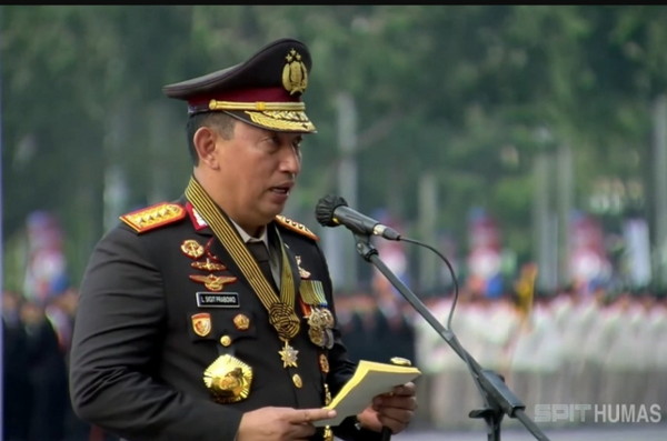 Di HUT Bhayangkara, Kapolri Bersyukur Pemilu 2024 Berjalan Lancar, Siap Gelar Pilkada Serentak
