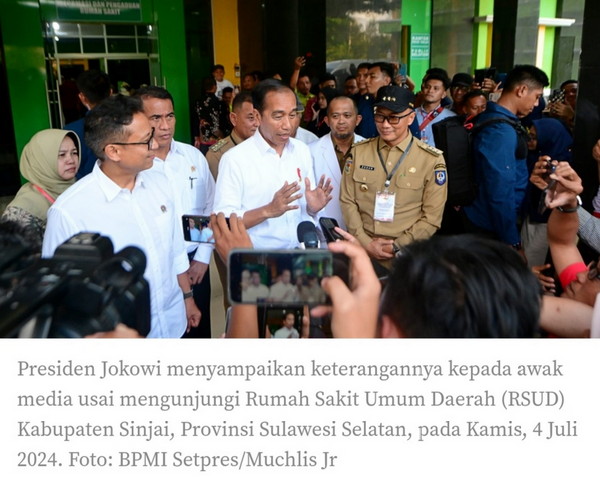 Tanggapi Pemberhentian Ketua KPU, Presiden Jokowi: Pemerintah Hormati Kewenangan DKPP