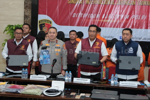 Polri Bongkar Sindikat Judi Online dan Pornografi Jaringan Taiwan