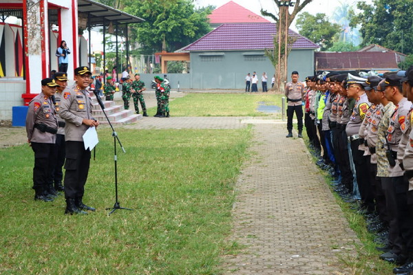 Kapolres Tanggamus Tekankan Profesionalisme Anggotanya dalam Pengamanan Kunker Presiden RI