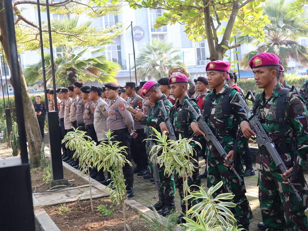 Kunker Presiden RI Ke Lampung Tengah, Dandim 0411/KM Bersama Kapolres Pimpin Apel Gabungan Kesiapan Pengamanan