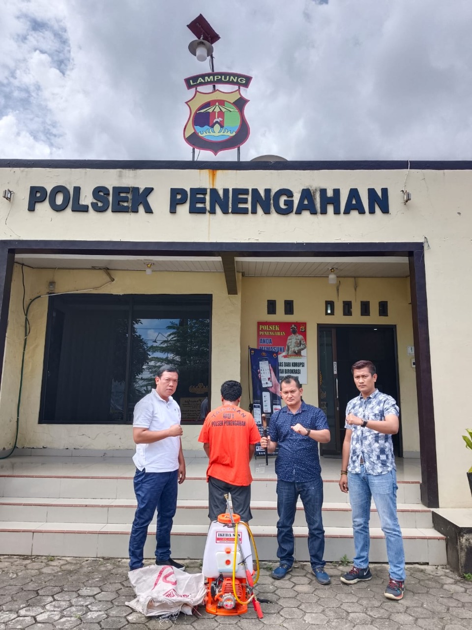 Curi Tangki Semprot, Seorang Warga  Diamankan Polsek Penengahan