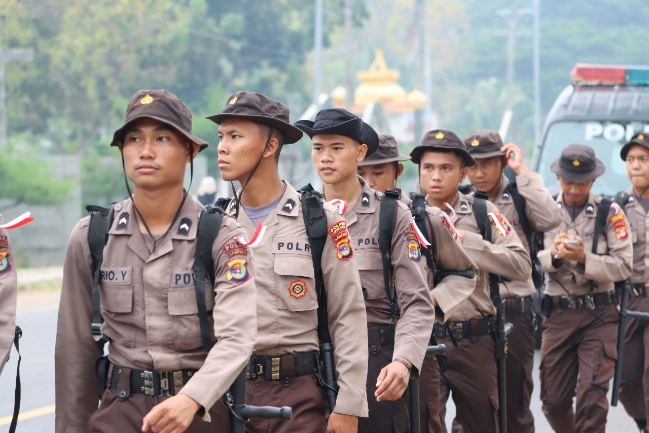 19 Polisi Bintara Baru, Siap Layani Masyarakat Lampung Selatan
