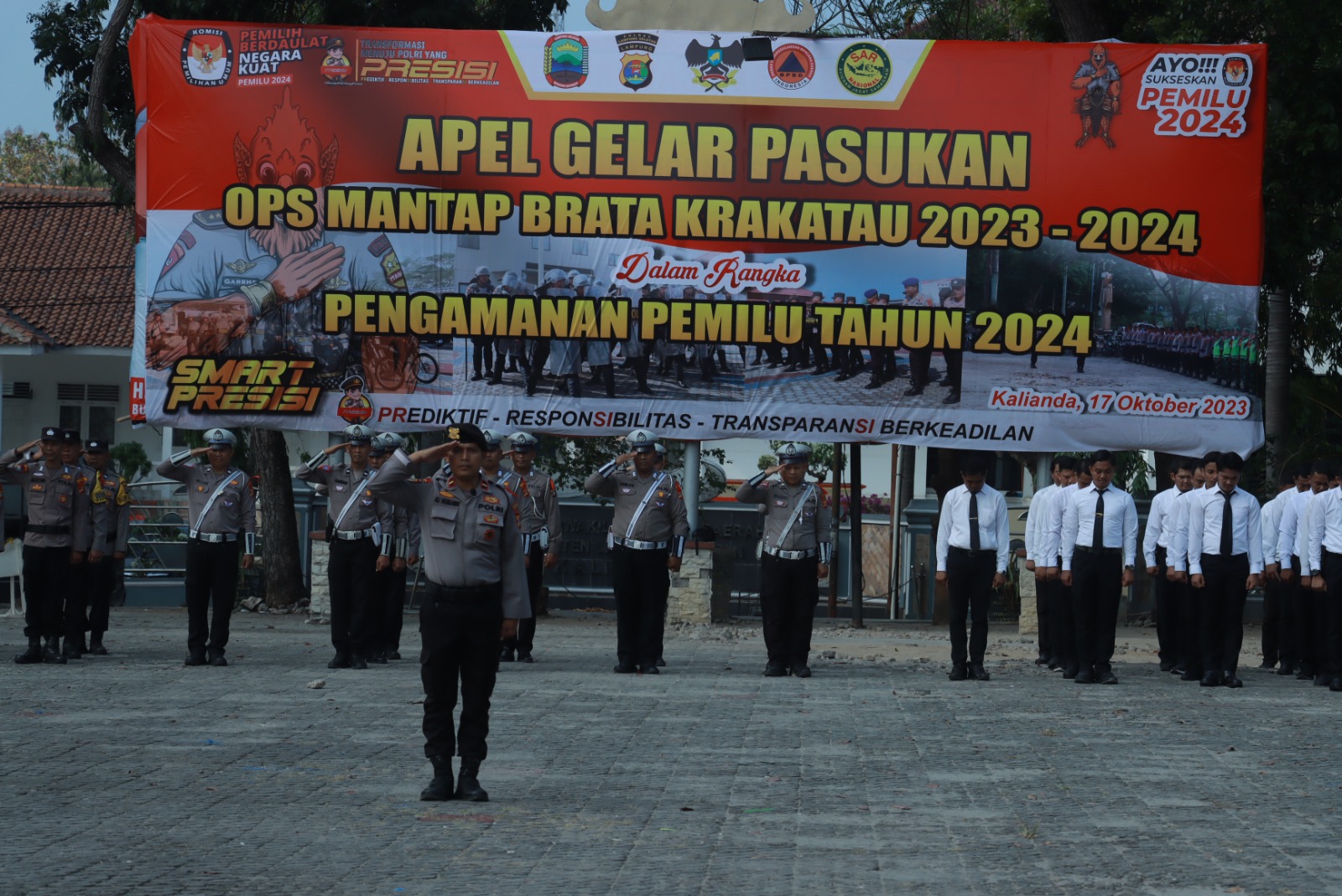Soliditas Polres Lampung Selatan, Kodim 0421/LS,  Pemda Lamsel dan instansi terkait, Siap amankan pemilu serentak 2024