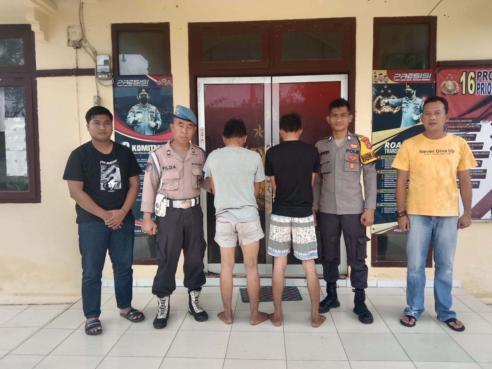 Lakukan Aksi Penjambretan, 2 Warga Mataram Baru Diamankan Polres Lampung Timur