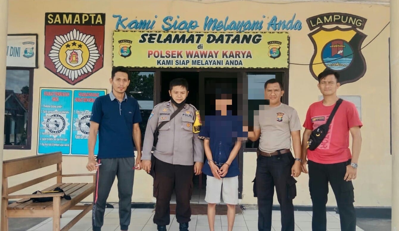 Curi Telepon Genggam, Seorang Pemuda Ditangkap Polres Lampung Timur