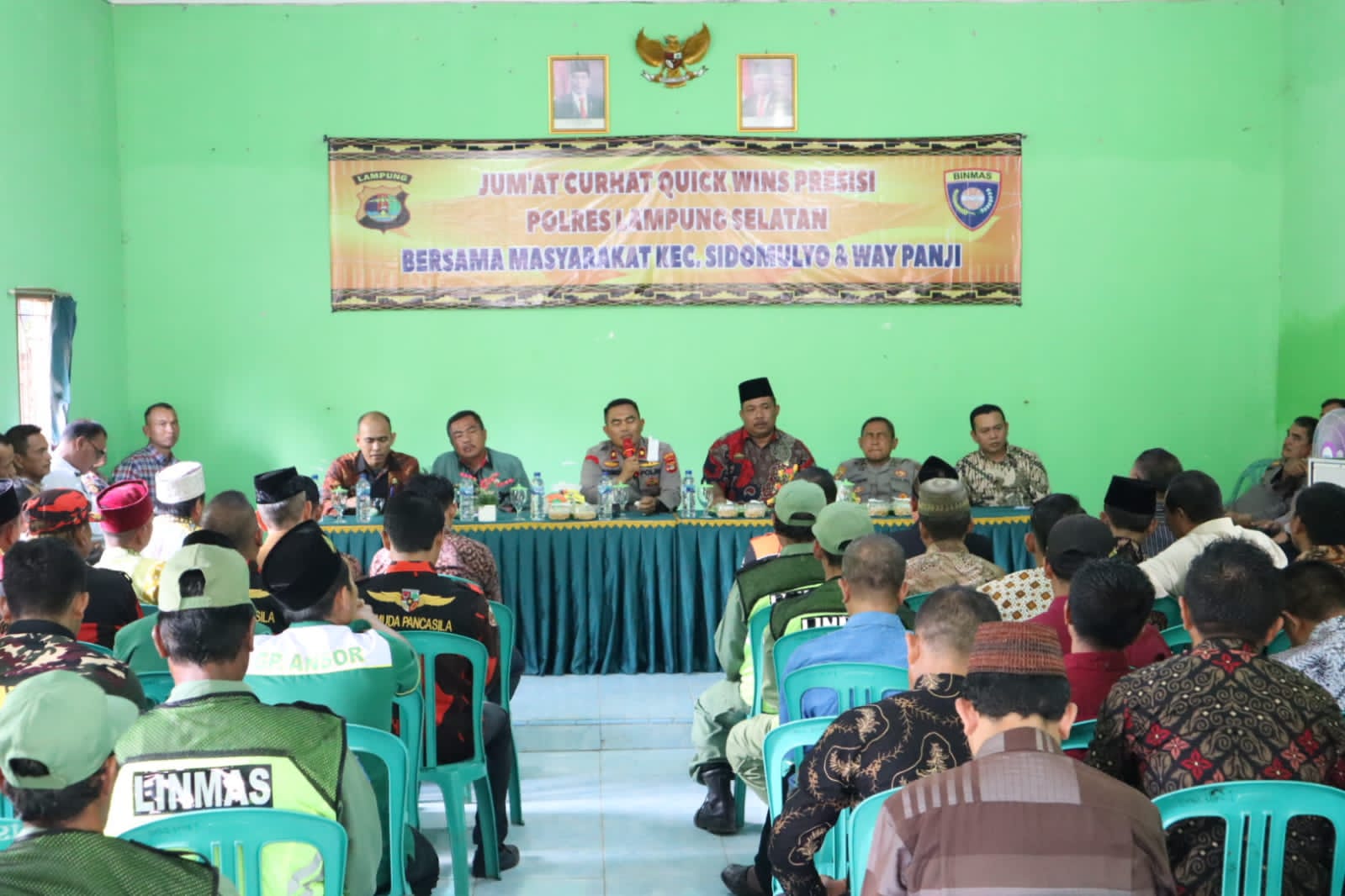 Aspirasi Masyarakat, Jum’at Curhat Quick Wins Presisi di Sidomulyo.